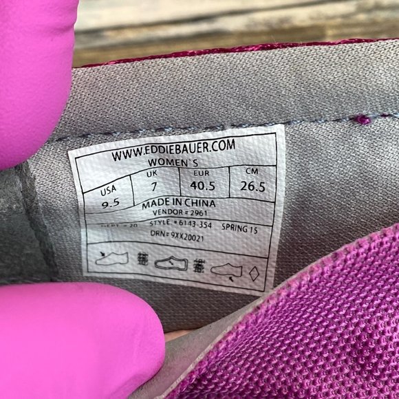 Eddie Bauer Pink Slip On Loafers Shoe Womens 9.5M Round Toe Walking Casual Flats - Picture 13 of 13